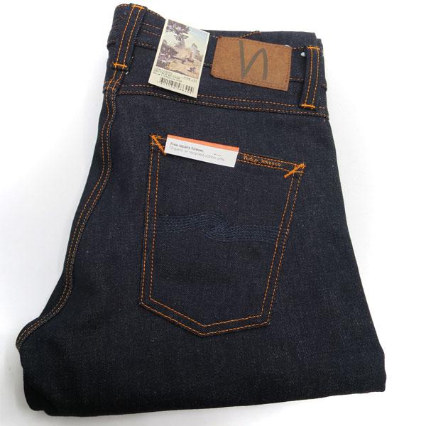 NUDIE JEANS ヌーディージーンズ LEAN DEAN リーンディーン 育てがいのある"DRY"DRY TRUE SELVAGE N228ドライトゥルー ユニセックス イタリア製 レングス32｜gmmstore｜02