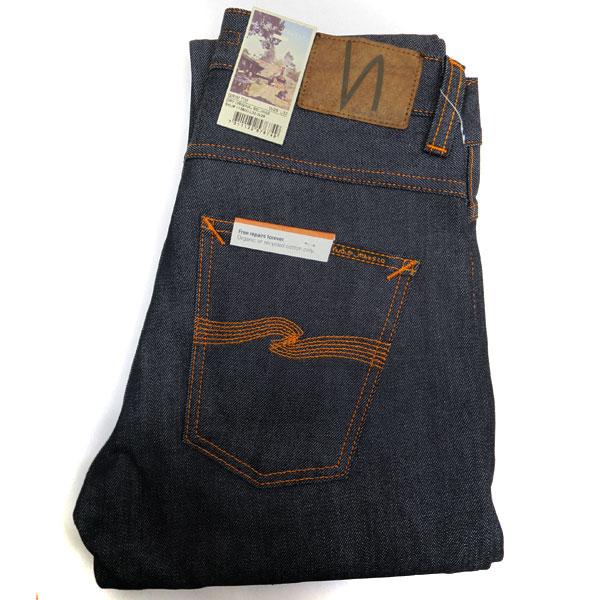 NUDIE JEANS ヌーディージーンズ GRIM TIM グリムティム  DRY ORIGINAL SELVAGE N322ドライオリジナルセルヴィッジ ユニセックス イタリア製 レングス32｜gmmstore｜03