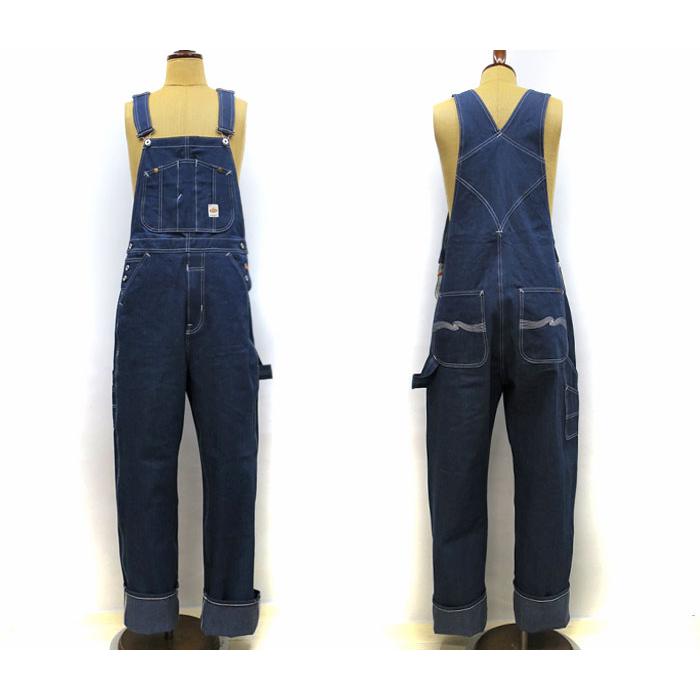 Nudie Jeans NUDIE JEANS KEVIN DUNGAREES UTILITY DENIM (NB26 Nudie Jeans NUDIE JEANS KEVIN DUNGAREES UTILITY DENIM (NB26