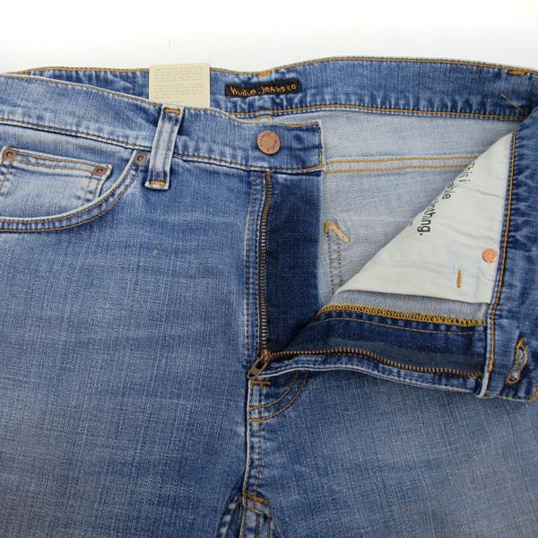 2024SS NUDIE JEANS ヌーディージーンズ LEAN DEAN リーンディーン ［ BROKEN BLUE ］N416 / ブロークンブルー　LEANDEAN ユニセックス ウォッシュ加工｜gmmstore｜04