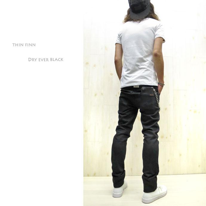 Nudie Jeans NUDIE JEANS THIN FINN DRY EVER BLACK ヌーディー Nudie Jeans NUDIE JEANS THIN FINN DRY EVER BLACK ヌーディー