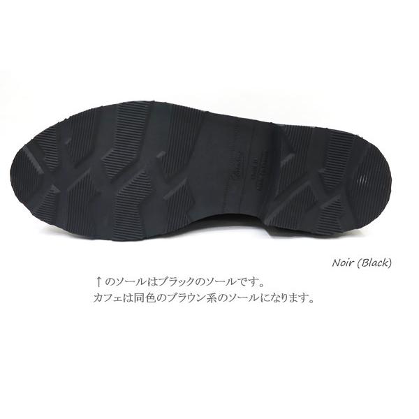国内正規商品 Paraboot メンズ PARABOOT  MANEGE パラブーツ マネージ サイドゴアブーツ  NOIR ブラック CAFE ダークブラウンの画像
