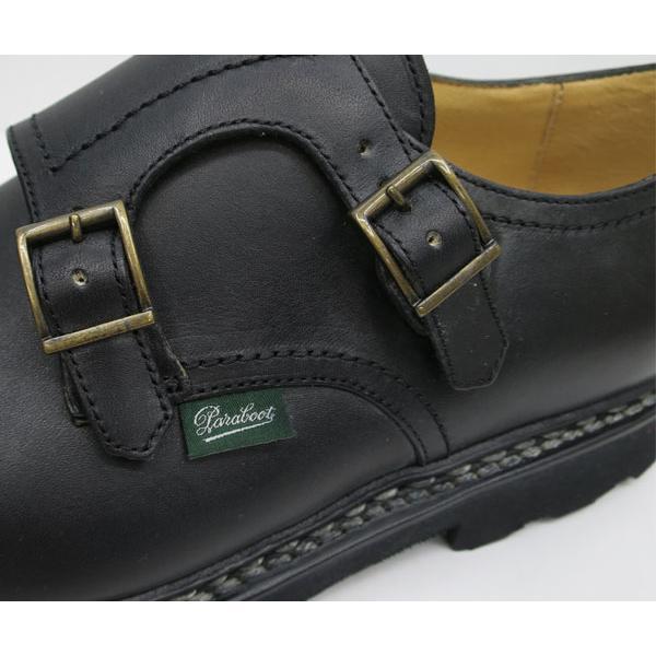 PARABOOT パラブーツ WILLIAM  ウィリアム 981412 MARCHE 2 SOLE Lis.Noir ブラック "Lisse Leather" NOIRE ノアール メンズの画像