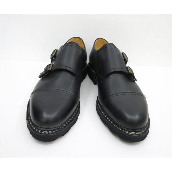 PARABOOT パラブーツ WILLIAM  ウィリアム 981412 MARCHE 2 SOLE Lis.Noir ブラック "Lisse Leather" NOIRE ノアール メンズの画像