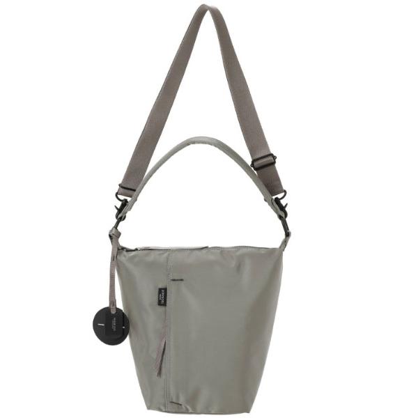 Porter Girl Shell Shoulder Bag – Khaki Gray Or Dark Navy, Nylon Tote With Adjustable Strap, Made In Japan