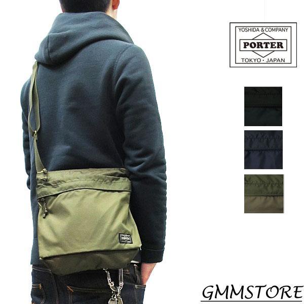 ポーター フォース ショルダーバッグ 855-05901PORTER FORCE SHOULDER BAG  B5 ブラック オリーブドラブ ネイビー | PORTER