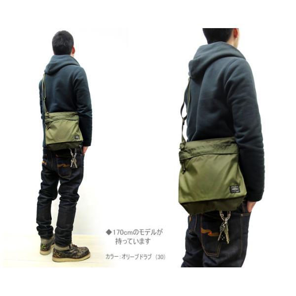 ポーター フォース ショルダーバッグ 855-05901PORTER FORCE SHOULDER BAG  B5 ブラック オリーブドラブ ネイビー | PORTER | 09