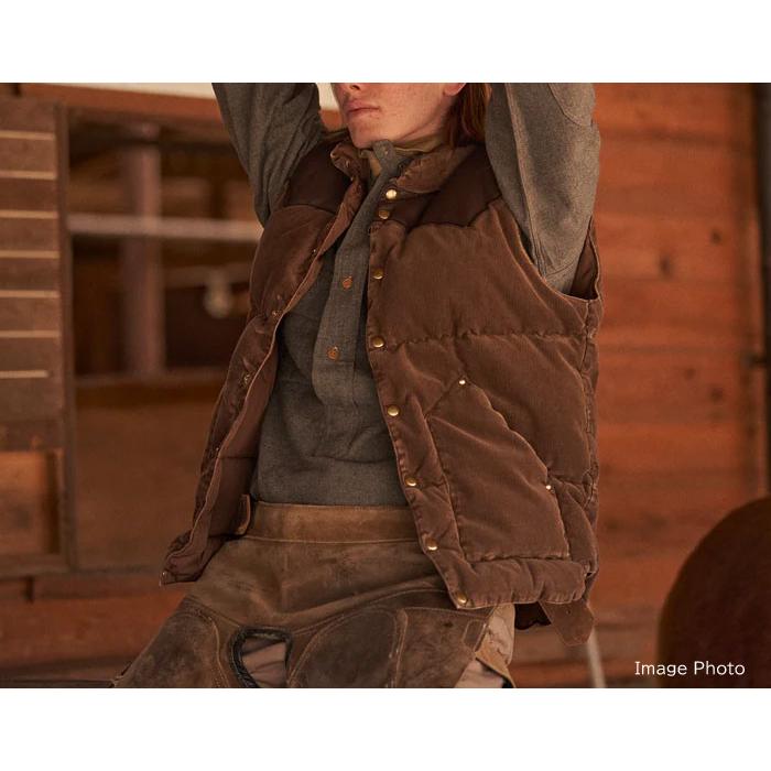 【SALE 30％オフ】 DOWN VEST CORDS コーデュロイ Rocky Mountain Featherbed ロッキーマウンテンフェザーベッド ダウンベスト NAVY , BROWN  日本製 200-232-16｜gmmstore｜11