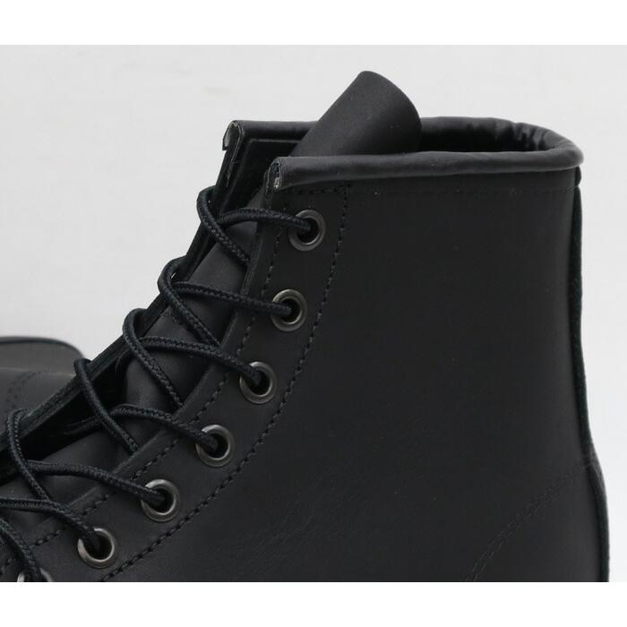 RED WING レッドウィング CLASSIC WORK #8074 6"Moc-Toe Black "Harness"（ブラックハーネス） ワイズD REDWING レッドウイング モックトゥの画像