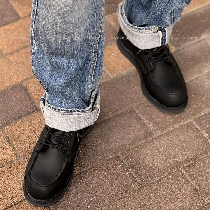 RED WING レッドウィング CLASSIC WORK #8074 6"Moc-Toe Black "Harness"（ブラックハーネス） ワイズD REDWING レッドウイング モックトゥの画像