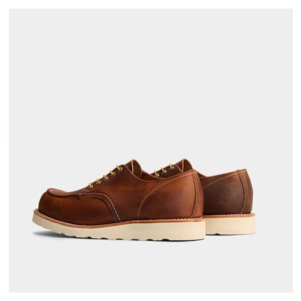 REDWING レッドウィング CLASSIC MOC OXFORD #8077 COPPER ROUGH & TOUGH ( カッパー ラフアンドタフ ) ワイズD RED WING 短靴 モックトゥの画像