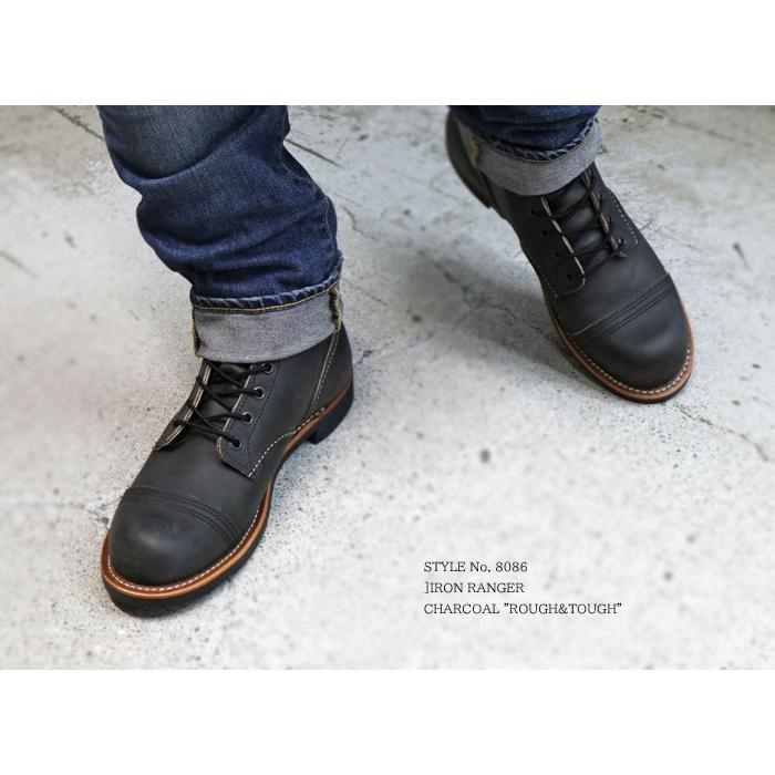 RED WING【 レッドウィング 】 8086 Iron Ranger　アイアンレンジャー 【 CHARCOAL 