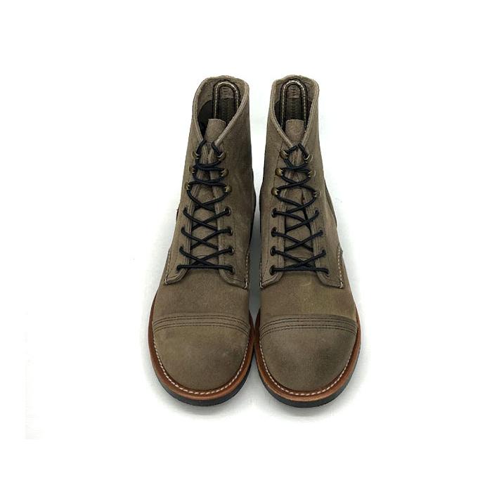 RED WING レッドウィング IRONRANGER 8087 アイアンレンジャー SLATE " MULESKINNER " ROUGHOUT スレート ミュールスキナーラフアウト ワイズＤ｜gmmstore｜03