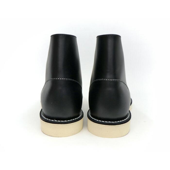 RED WING【 レッドウィング 】CLASSIC WORK  #8165  6"ROUND-TOE BLACK " CHROME " ( ブラッククローム ) ブラックレザー ワイズＤ ラウンドトゥの画像