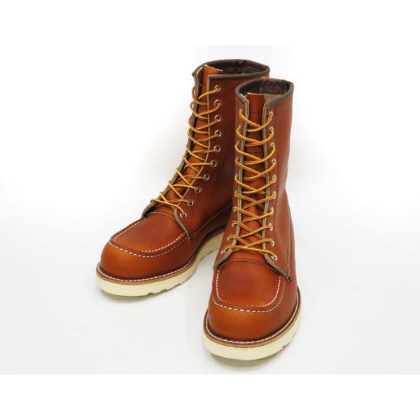 RED WING 【 レッドウィング 】CLASSIC WORK #877  8"MOC-TOE Oro LEGACY ( オロレガシー )  ワイズ Ｄ モックトゥ REDWING 定番 レッドウイングの画像