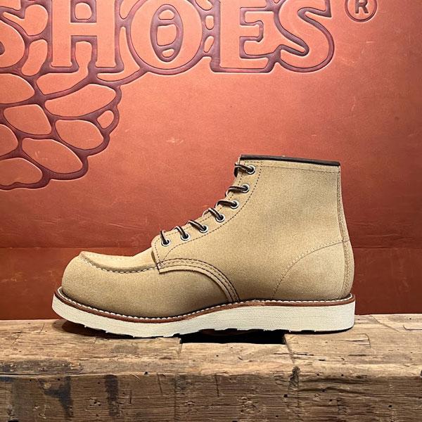RED WING レッドウィング #8833 6"MOC-TOE HAWTHORNE " ABILENE " ホーソンアビレーン ワイズ D REDWING レッドウイング モックトゥ ラフアウト スエードの画像