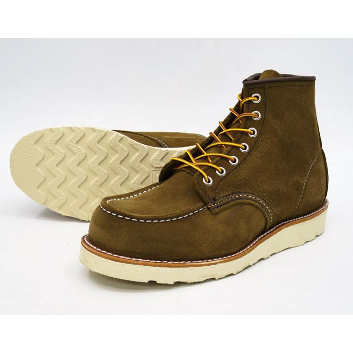 レッドウィング　6インチモック　オリーブモハヴェ　8881 26cm US8D RED WING SHOES（レッドウィング） 【即納】 RED WING CLASSIC WORK