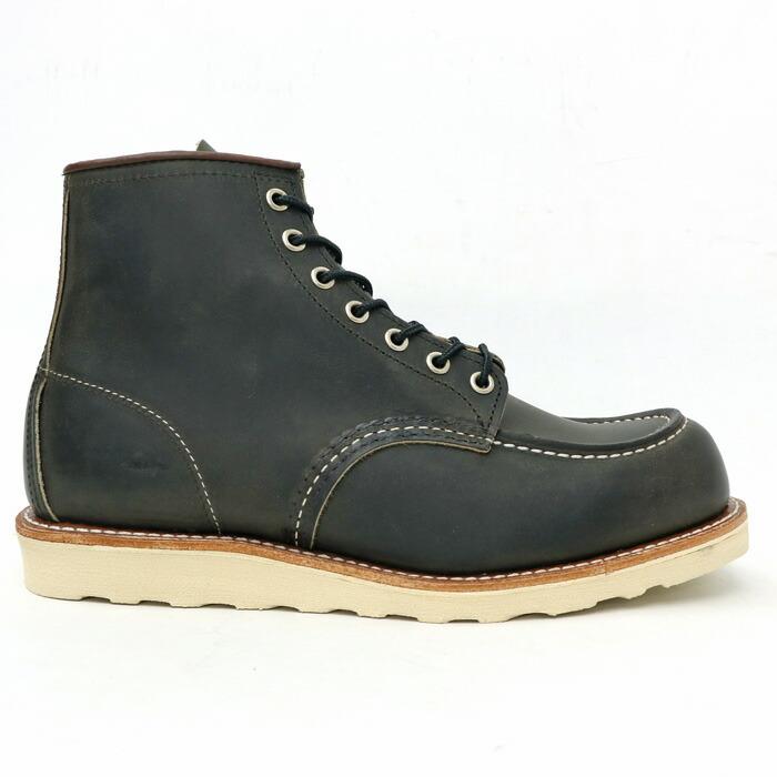 REDWING 6-inch Classic Moc 8890 レッドウィング 6インチ クラシックモック チャコール "ラフアンドタフ" ワイズD レッドウイング モックトゥ グレーの画像