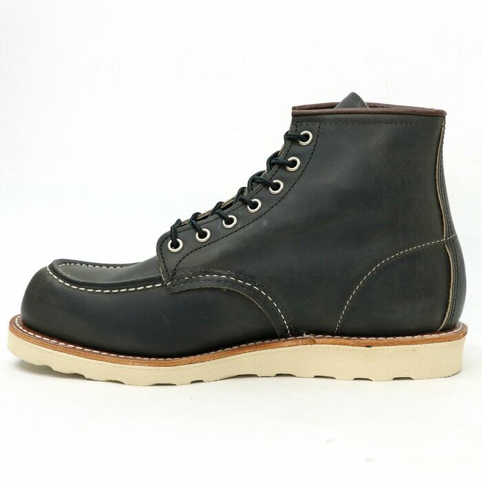 REDWING 6-inch Classic Moc 8890 レッドウィング 6インチ クラシックモック チャコール "ラフアンドタフ" ワイズD レッドウイング モックトゥ グレーの画像