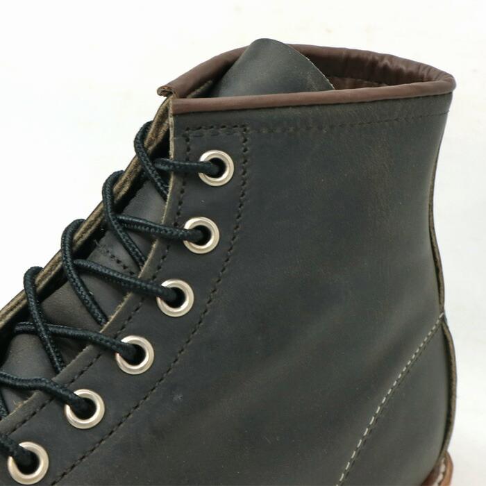 REDWING 6-inch Classic Moc 8890 レッドウィング 6インチ クラシックモック チャコール "ラフアンドタフ" ワイズD レッドウイング モックトゥ グレーの画像