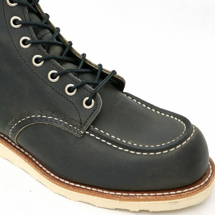 REDWING 6-inch Classic Moc 8890 レッドウィング 6インチ クラシックモック チャコール "ラフアンドタフ" ワイズD レッドウイング モックトゥ グレーの画像