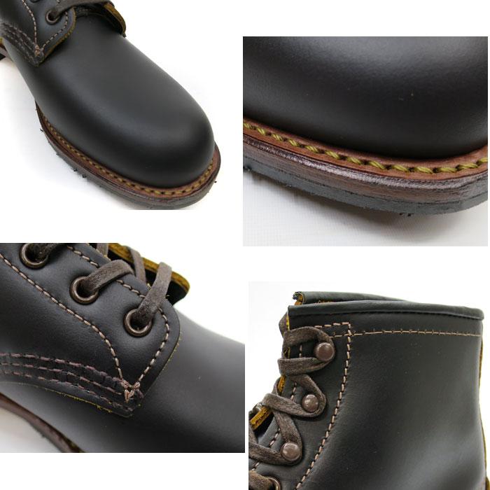 RED WING  9060 レッドウィング BECKMAN BOOT FLAT BOX ベックマン フラットボックス 【ブラック クロンダイク 】ワイズＤ REDWING 芯なし｜gmmstore｜04