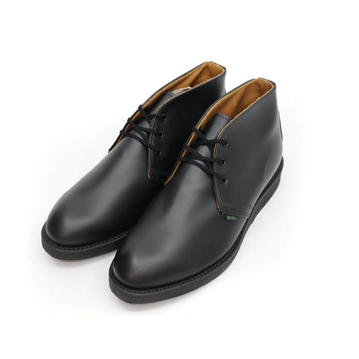 REDWING レッドウィング POSTMAN CHUKKA  ポストマン チャッカ # 9196 BLACK "CHAPARRAL" ( ブラックシャパラル )  ワイズＤ RED WING レッドウイングの画像