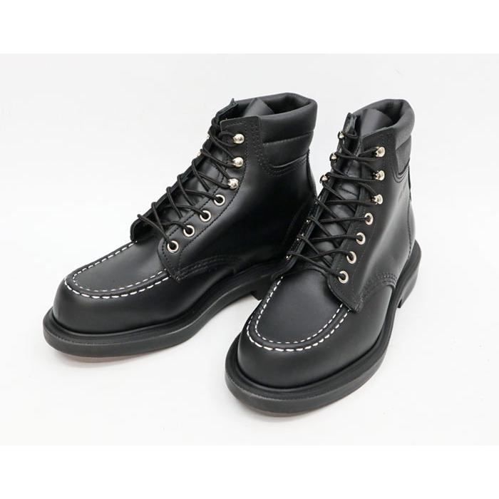 RED WING レッドウィング　#8133  6"MOC-TOE　スーパーソール　BLACK " CHROME " 　ブラッククローム 　ワイズＥ　モックトゥ　REDWING  レッドウイング｜gmmstore｜09