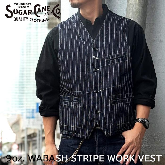 SUGAR CANE 2025FW シュガーケーン SC12654 / 9oz. WABASH STRIPE WORK