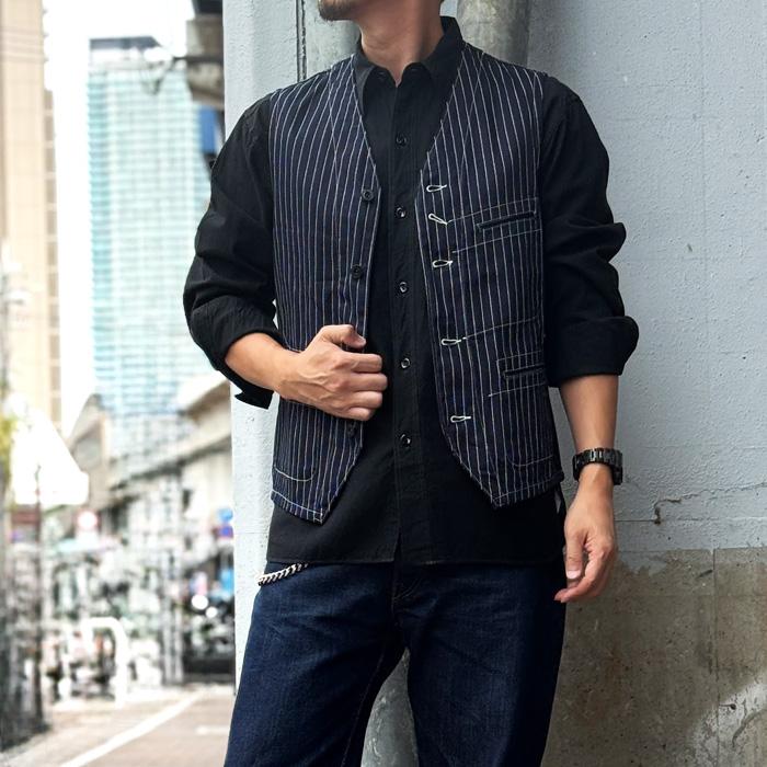 SUGAR CANE 2025FW シュガーケーン SC12654 / 9oz. WABASH STRIPE WORK