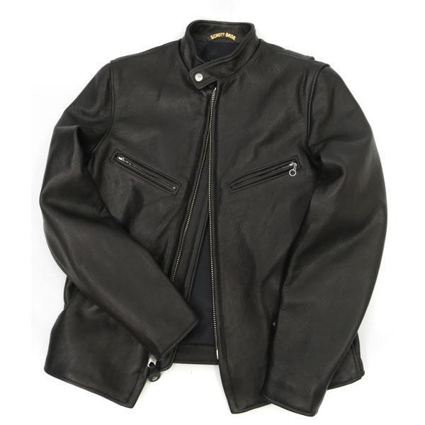 Schott N.Y.C 541XX CAFE RACER JACKET シボ(牛革)【641XX の革 Schott N.Y.C 541XX CAFE RACER JACKET シボ(牛革)【641XX の革