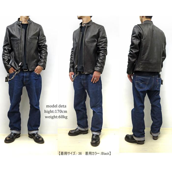 541XX CAFE RACER JACKET シボ(牛革) Schott ショット ニュー