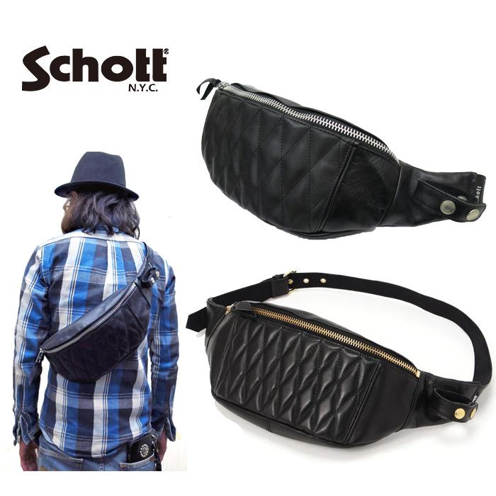 Schott N.Y.C（ショット） SCHOTT 782-5976008 PADDED BODY BAG