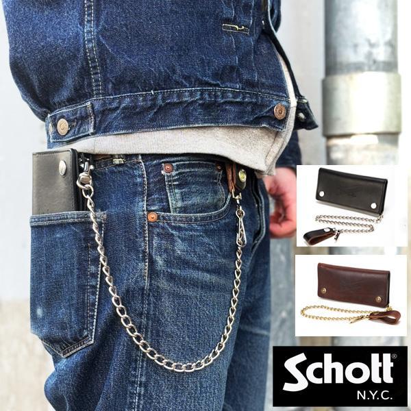 Schott N.Y.C（ショット） SCHOTT PERFECTO LONG WALLET 3109057