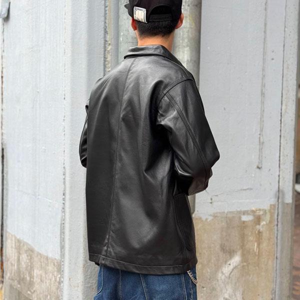 Schott N.Y.C 2024FW LAMB LEATHER COVERALL JACKET ショット Schott N.Y.C 2024FW LAMB LEATHER COVERALL JACKET ショット
