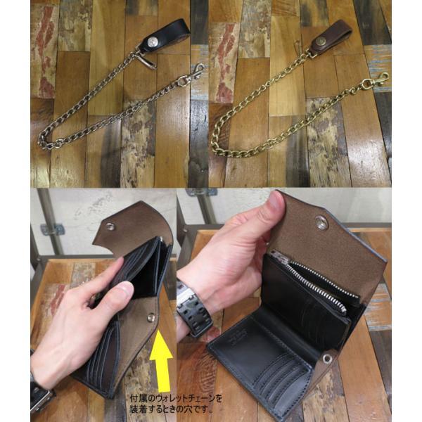 ショット パーフェクトウォレット ミディアム 782-5970023 3119036 SCHOTT PERFECTO WALLET MEDIUM 牛革 レザー チェーン付き財布 トラッカーウォレットの画像