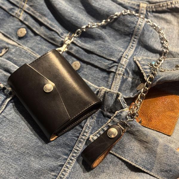 ショット パーフェクトウォレット ミディアム 782-5970023 3119036 SCHOTT PERFECTO WALLET MEDIUM 牛革 レザー チェーン付き財布 トラッカーウォレットの画像