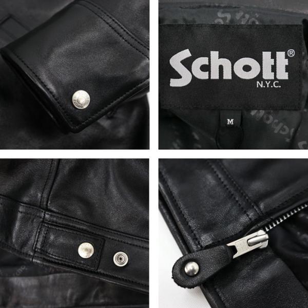 Schott N.Y.C（ショット） 【schott 神戸正規】Schott 羊革 LEATHER