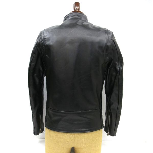 641XXH 【ホースハイド】 Schott ショット シングルライダース ホースレザー【ブラック】 馬革 HORSEHIDE アメリカ製｜gmmstore｜03