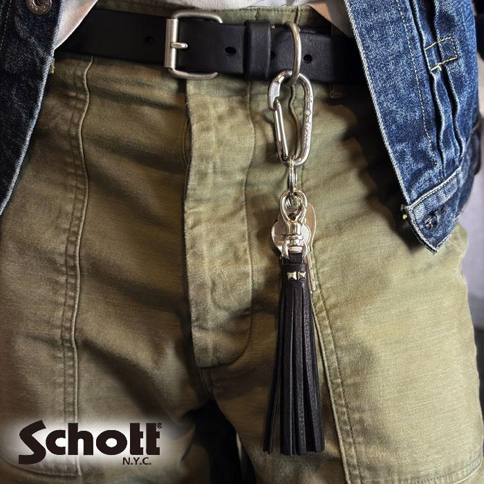 Schott N.Y.C（ショット） LEATHER FRINGE KEY HOLDER レザーフリンジ