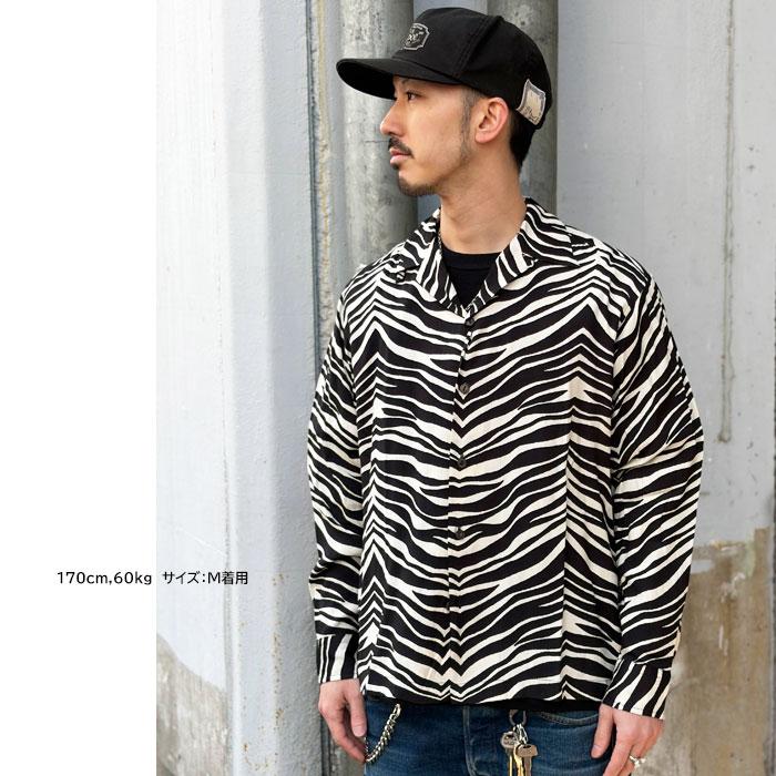 Schott N.Y.C（ショット） Schott ZEBRA RAYON SHIRT ゼブラレーヨン
