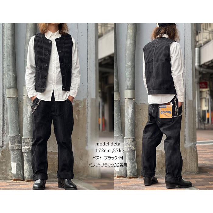Schott オールドヒッコリー デニムパンツブラック32 Schott オールドヒッコリー デニムパンツブラック32