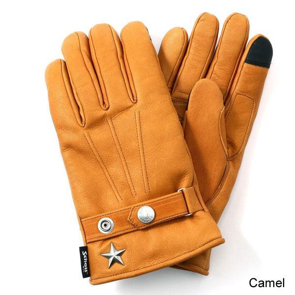 【未使用】　Schott ショット　ウィンター レザーグローブ SHORT Schott/ショット/ZIP LEATHER GLOVE/ジップレザーグローブ（手袋