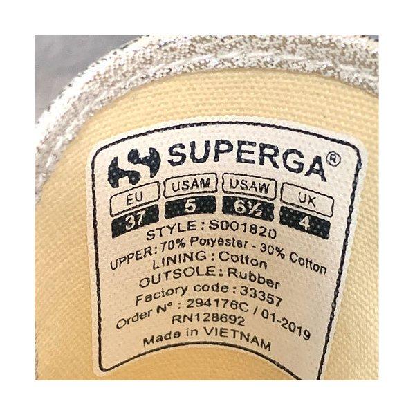 SUPERGA スペルガ 2750 LAMEW 【 GREY Silver 031 】 メンズ　レディース　S001820　ローカット　スニーカー　ラメ｜gmmstore｜05