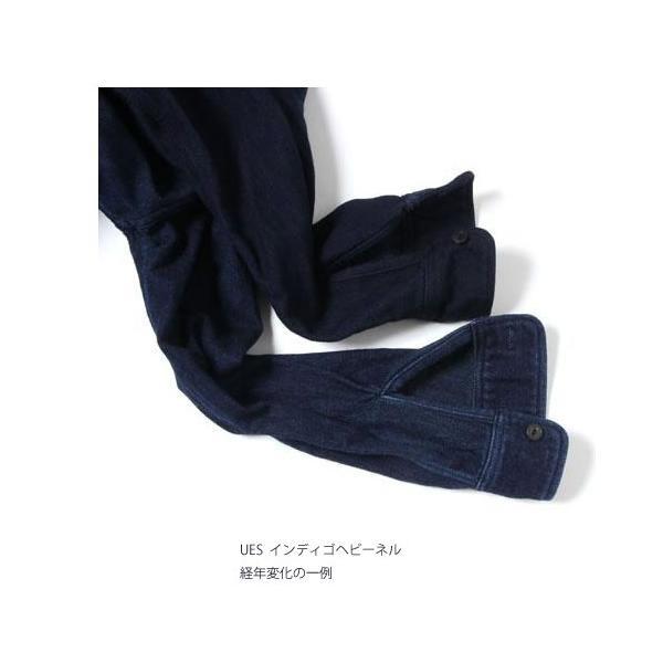 UES（ウエス） 先染めインディゴヘビーネル [ 501655 ] ネルシャツ