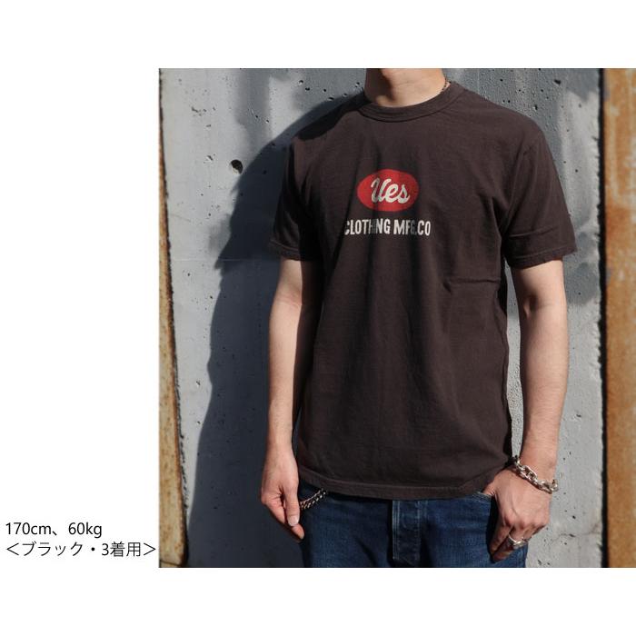 UES（ウエス）UES ロゴ Tシャツ  [ 652301 ] UES プリントTシャツ 【ブラック , ホワイト】 ウェス 半袖Tシャツ アメカジ 日本製 綿100％ ウエスクロージング｜gmmstore｜03