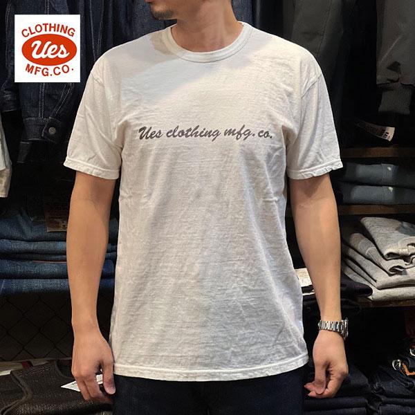 UES（ウエス） UES CLOTHING Tシャツ [ 652303 ] UES プリントTシャツ 【ホワイト】 ウェス ロゴT 半袖T