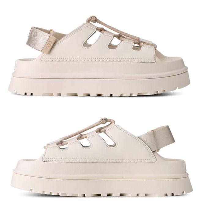 2026SS【安心の国内正規品】 UGG アグ レディース ゴールデングロウ トグル 1179370 GoldenGlow Toggle ブラック ジャスミン サンダル 厚底 プラットフォームの画像