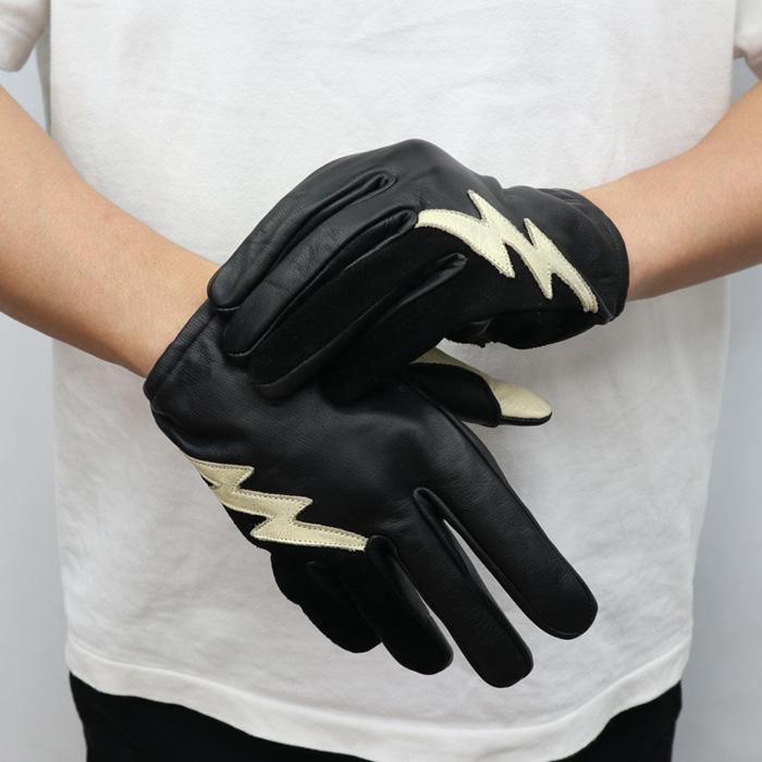 VIN&AGE VG24A-NS レザーグローブ ブラック Lサイズ 新品 全2色【Vin&Age/ヴィン&エイジ】2025AW「Naughty Short Glove