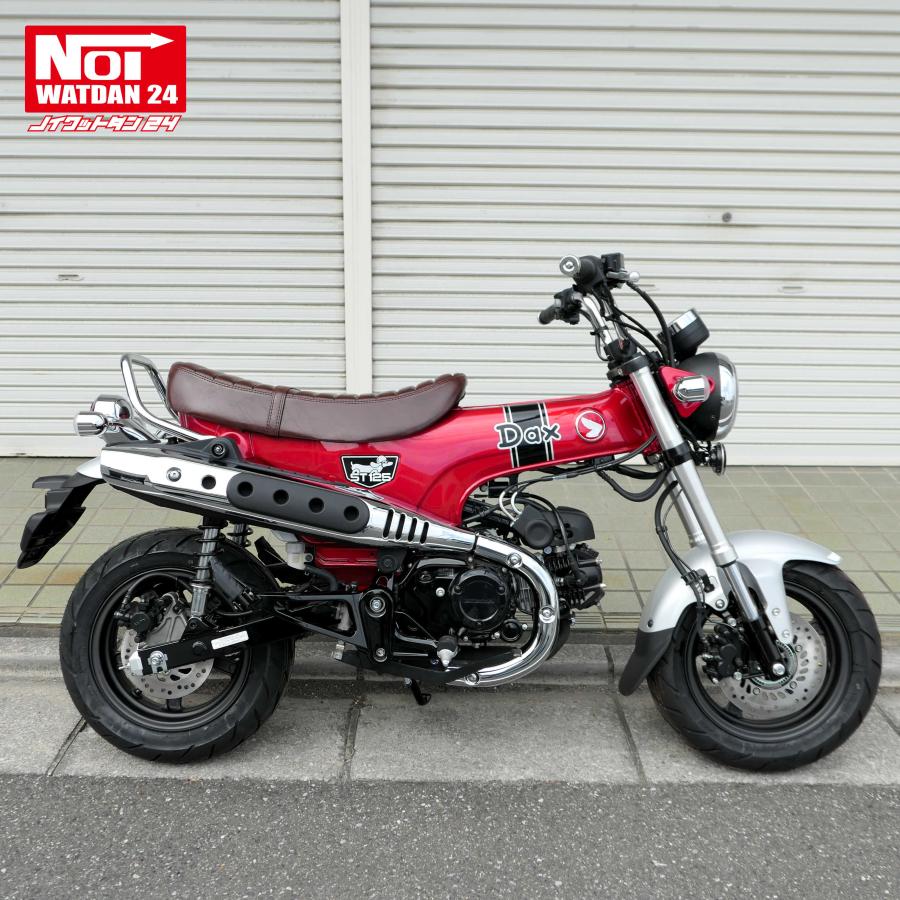 【限定特価】ダックス125　ローダウン 段付きタックロールシート　グロスブラウン ホンダ ダックス125 ローダウン シート DAX125 JB04 JB06 NOI